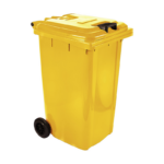 240 Litre Wheelie Bin - NON SABS - Yellow