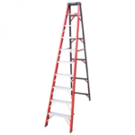 Industrial Duty A-Frame Single Sided Fibreglass Stepladder - 3.0m - 10 Steps