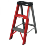 Industrial Duty A-Frame Single Sided Fully Fibreglass Stepladder - 0.9m - 3 Steps