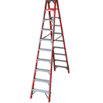 Industrial Duty A-Frame Double Sided Fully Fibreglass Stepladder - 3.0M - 10 Steps