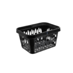 Plastic Shopping Baskets - Black