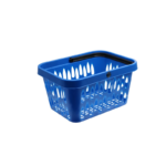 Plastic Shopping Baskets - Blue - Virgin