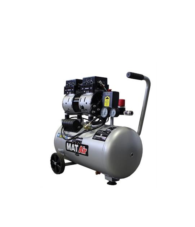Silent comp 24 Compressor Matair 24Lt Oil Less Silent - Image 1