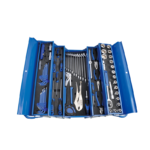 Toolbox 85 Pc Toolkit  5 Tray Metal Cantilever Box