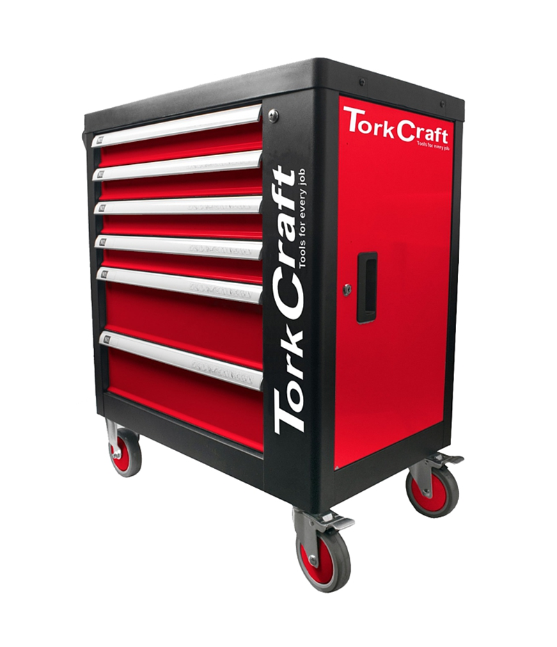 TC620050 Tork Craft 6 Drawer Roller Tool Cabinet On Castors With 184Pc Of Stock - Image 1