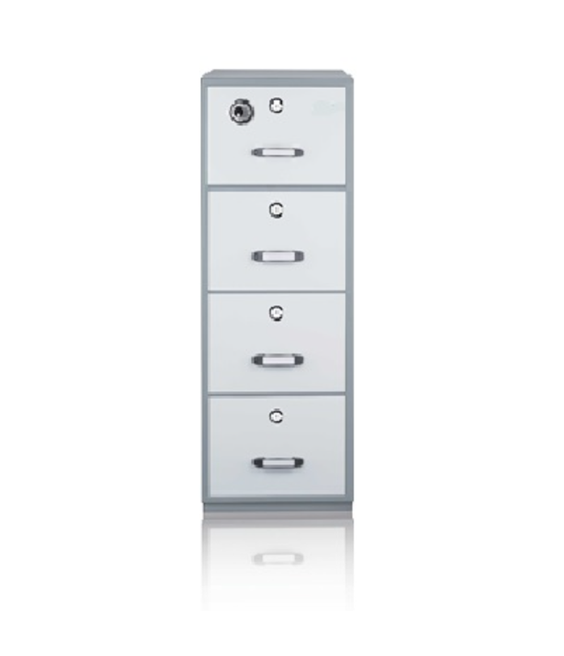 FR003 4 Drawer Fire Resistant Document Drawers - Image 1