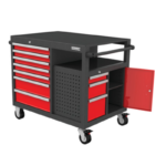 10 Drawer Mobile Workstation 45'