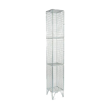 3 Compartment Wire Mesh Locker