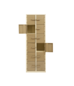 12 Compartment Locker