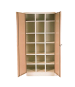 18 Compartment Pigeon hole Cabinet With Doors