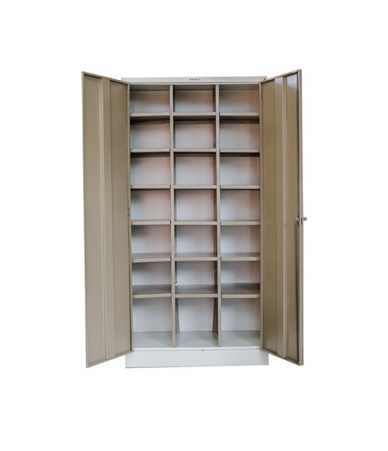 PH004 21 Compartment Pigeonhole Cabinet With Doors - Image 1