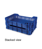 Berry Crate - Vented Sides And Base - Recycled Material - Image 2