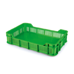 Berry Crate - Vented Sides And Solid Base - Recycled Material