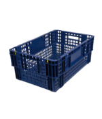 Nesting Meat-Agri Crate - Vented Sides And Base - Virgin Material