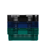 Nesting Meat-Agri Crate - Vented Sides And Base - Virgin Material - Image 3