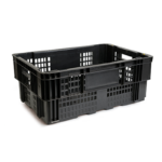 Inter-Stacking Crate - Semi-Vented Base - Virgin Material