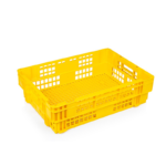 Freezer Nesting Crate - Vented Sides And Base - Virgin Material