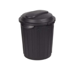 Refuse Bin Round 60L Black Pride - 5 PACK