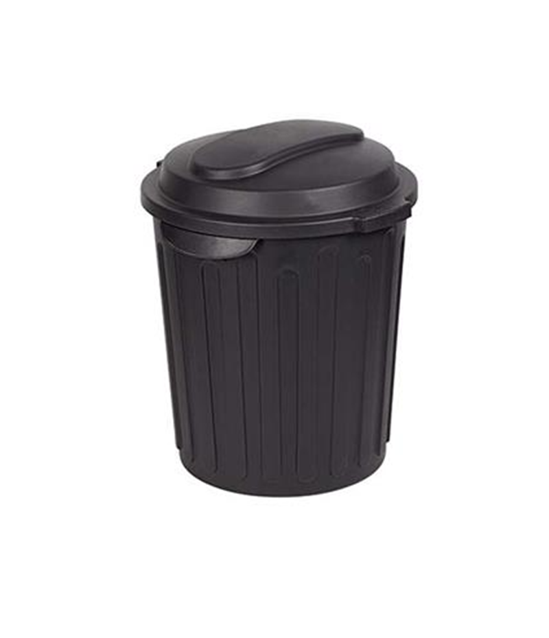 PRID0015 Refuse Bin Round 60L Black Pride - 5 PACK - Image 1