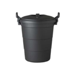 Refuse Bin Round 70L Black Pride Pack of 5