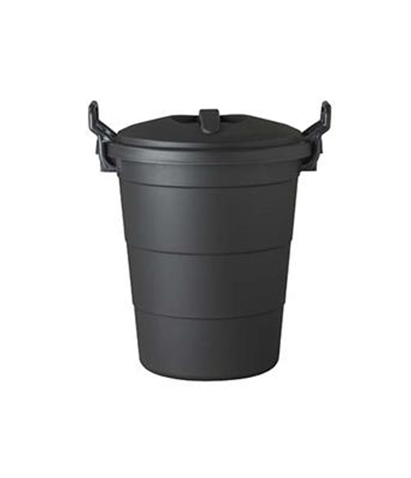 PRID0025 Refuse Bin Round 70L Black Pride Pack of 5 - Image 1