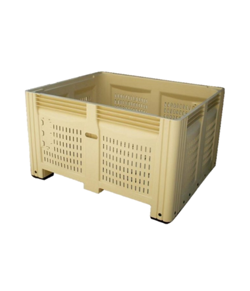 0092 Bulk Bin Perforated Cream 500Kg - Image 1