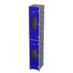 Plastic Locker 2 Tier - Mesh - Flat Top