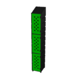 Ecolite Plastic Locker 3 Tier - Slant Top