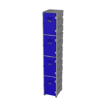 Plastic Locker 4 Tier - Flat Top