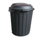 Utility Plastic Bin 60L Black