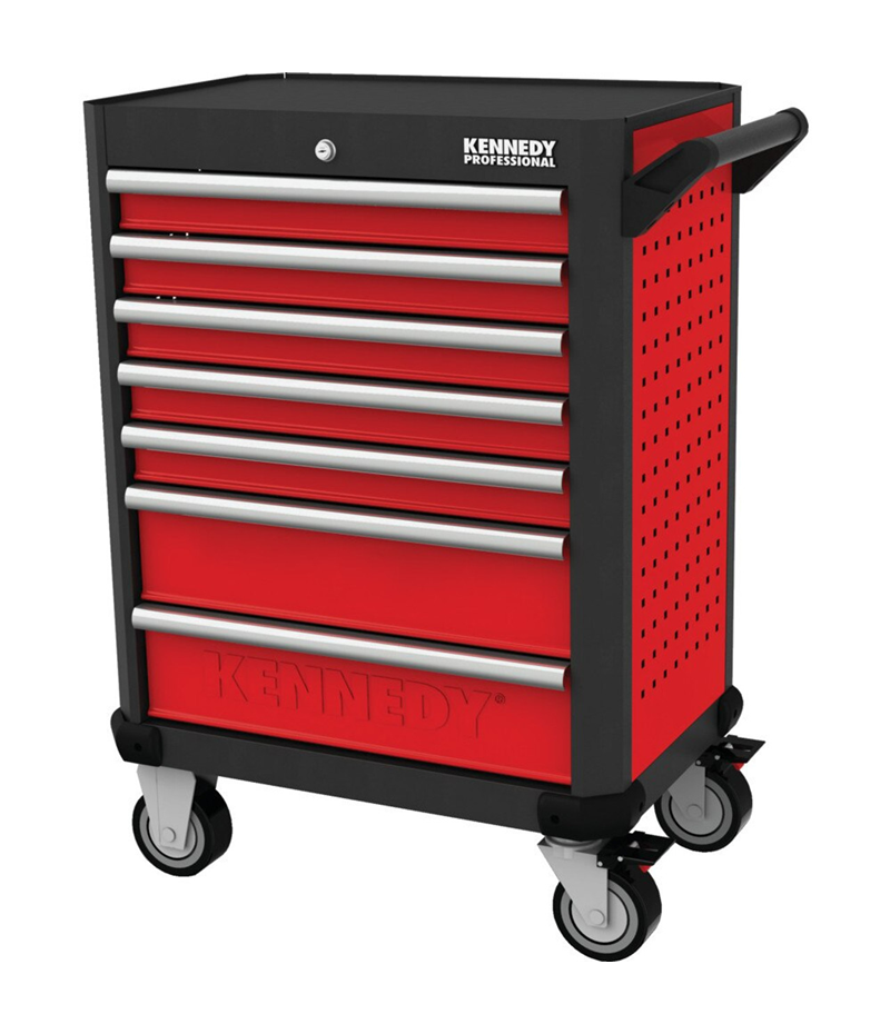 KEN5942340K Red-28/ 7 Drawer Professional Roller Cabinet - Image 1