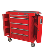 Red-36/ 5 Drawer Roller Cabinet