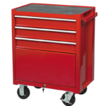 Kennedy Red 3-drawer Professional Roller Cabinet