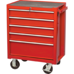 Kennedy Red 5-drawer Professional Roller Cabinet