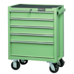 Green 5-drawer Professional Roller Cabinet
