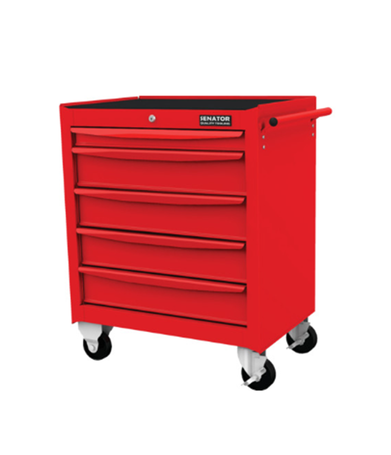 SEN5941550K Red-27/ 5 Drawer Roller Cabinet - Image 1