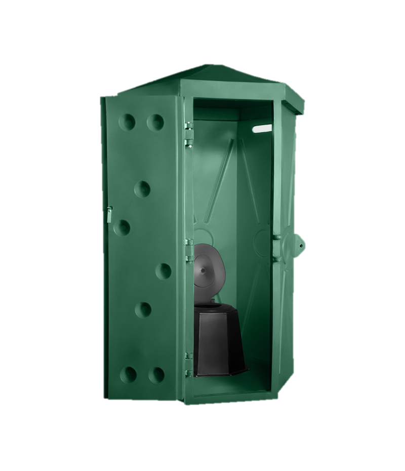 1TOIJJG Pit Toilet & Pedestal Complete - Image 1