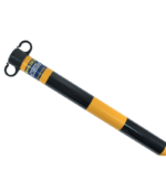Chain Support Post Yellow & Black