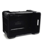 Agri/Meat Crate - Solid Sides And Base - Recycled Material - Black - Image 2