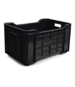 Agri/Meat Crate - Solid Sides And Base - Recycled Material - Black