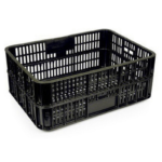Live Bird Crate Open Top - Recycled Material - Black