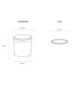 5 Litre Fino Bucket - White Bulk Pack of 100 - Image 2
