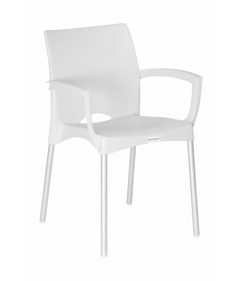 CH-ALST-WH-OD-B Alexis Chair - White - Image 1