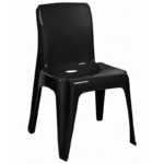Dezi Heavy Duty Chair - Black - Recycled Material