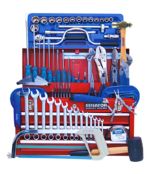 Workshop Engineer Tool Kit in Top Tool Chest - 90 Piece