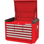 Red-28 Inch 12 Drawer Top Chest