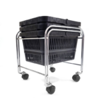 Mobile Hand Basket Stand