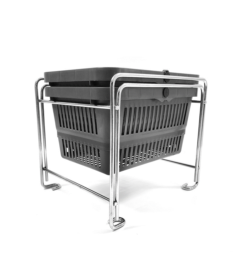 VANSHS Stationary Hand Basket Stand - Image 1