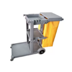 Janitorial Trolley With Bag And Lid