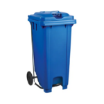 Plastic Pedal Wheelie Bin 240L Blue